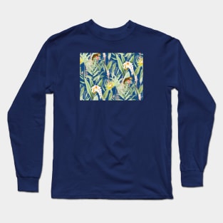 Leopard flowers Long Sleeve T-Shirt